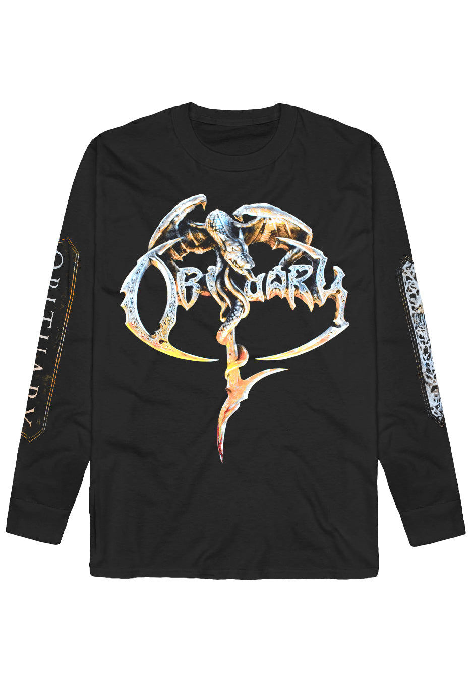 Obituary - Sun Logo - Longsleeve | Neutral-Image