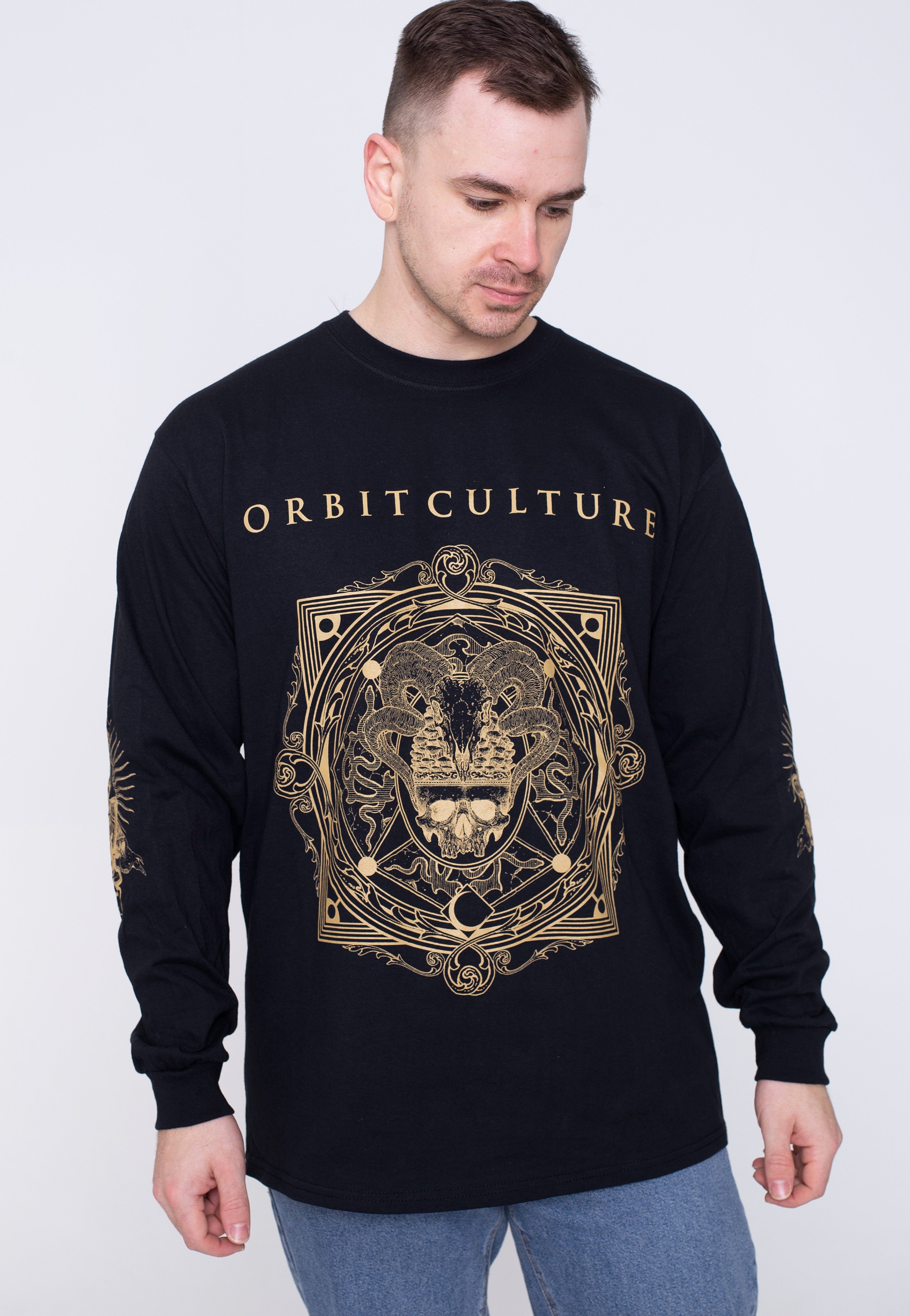 Orbit Culture - Ornament Skull - Longsleeve | Men-Image