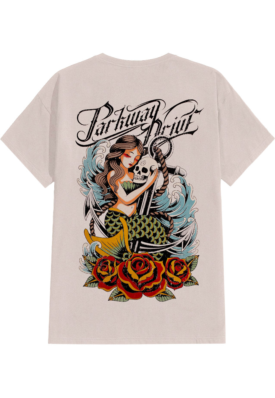 Parkway Drive - Mermaid Anchor Natural Raw - T-Shirt | Neutral-Image