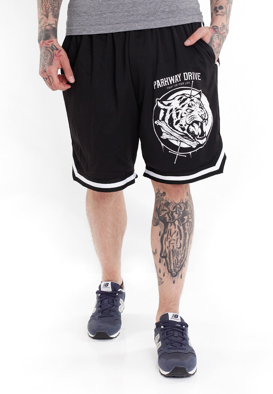 Parkway Drive - Tiger Bones Striped - Shorts | Men-Image