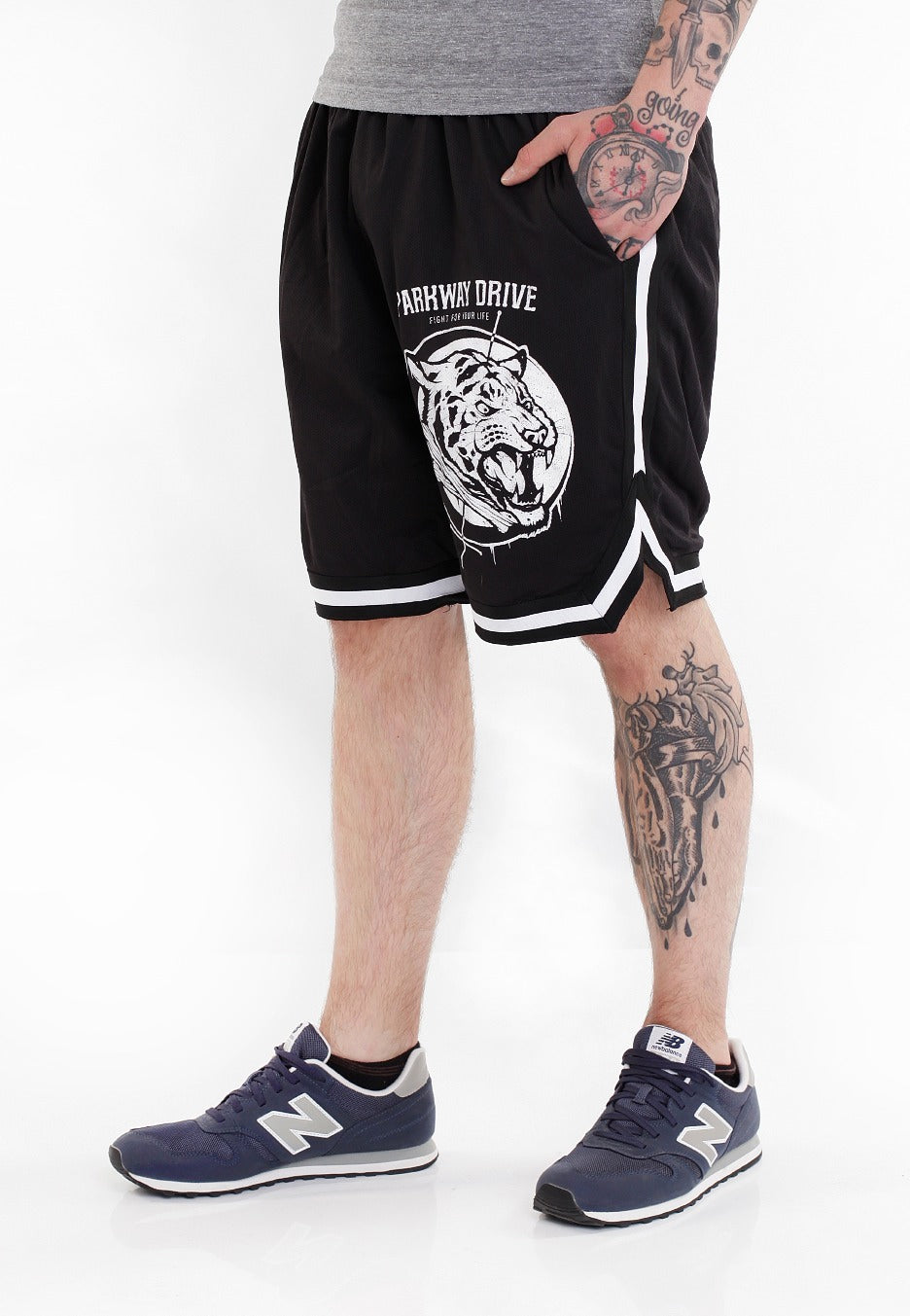 Parkway Drive - Tiger Bones Striped - Shorts | Men-Image