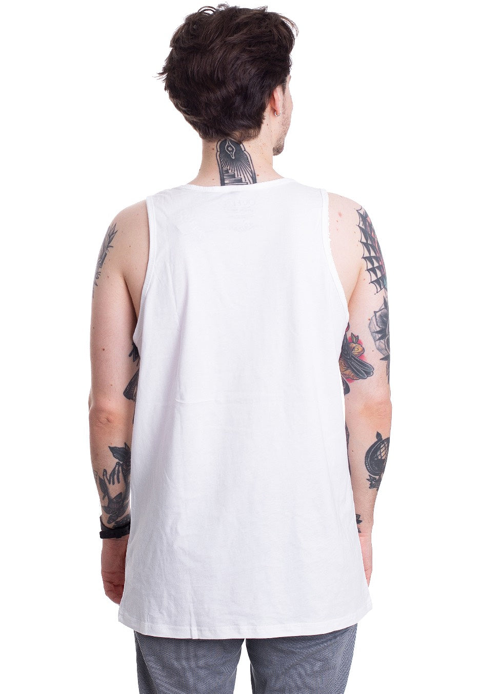 Queen - Crest White - Tank | Men-Image