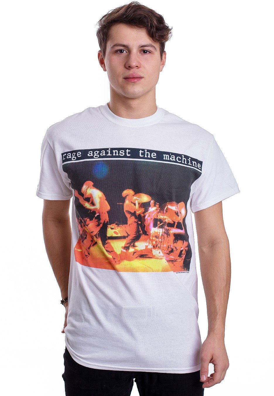 Rage Against The Machine - Anger Gift White - T-Shirt | Men-Image