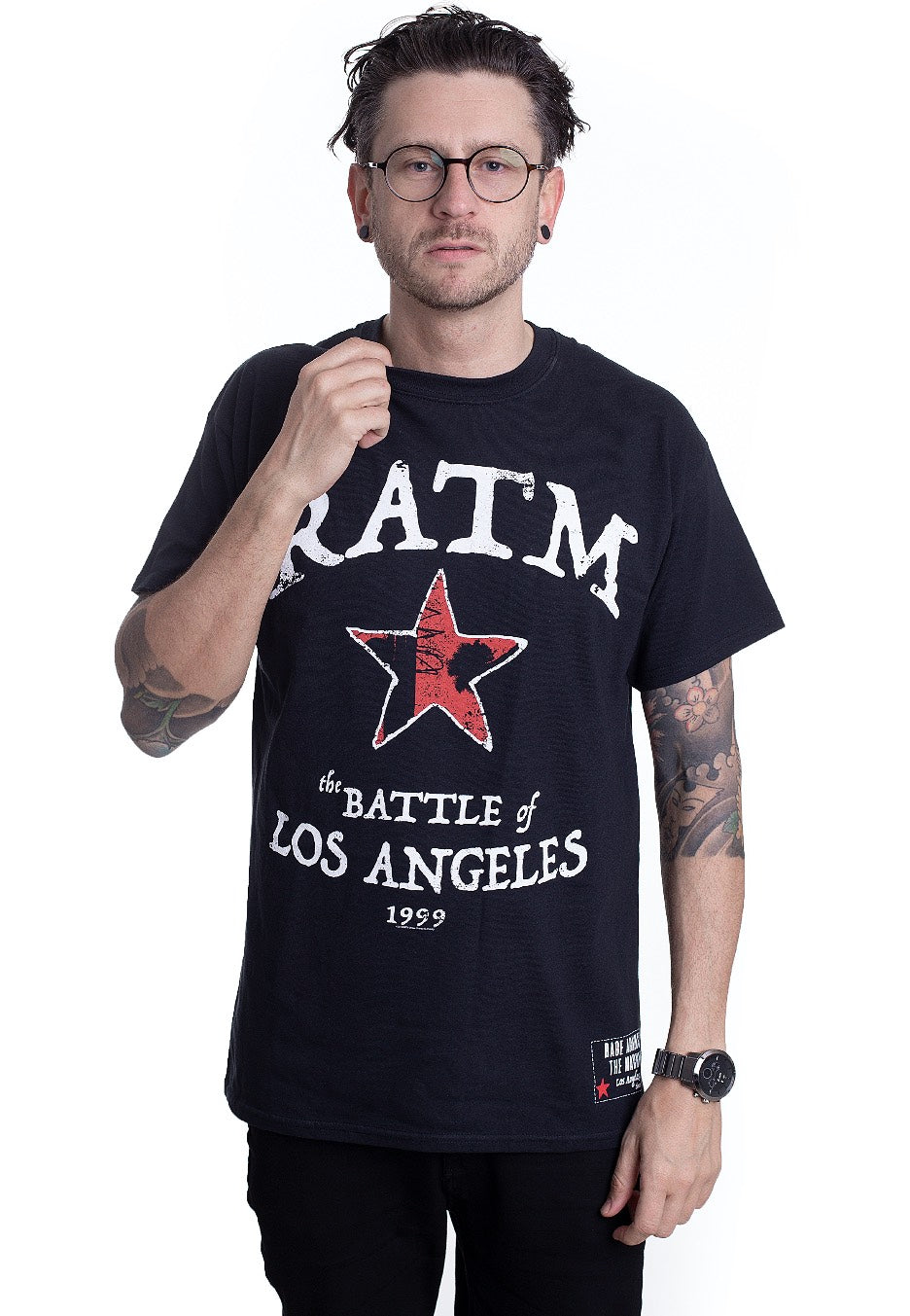 Rage Against The Machine - Battle Star - T-Shirt | Men-Image