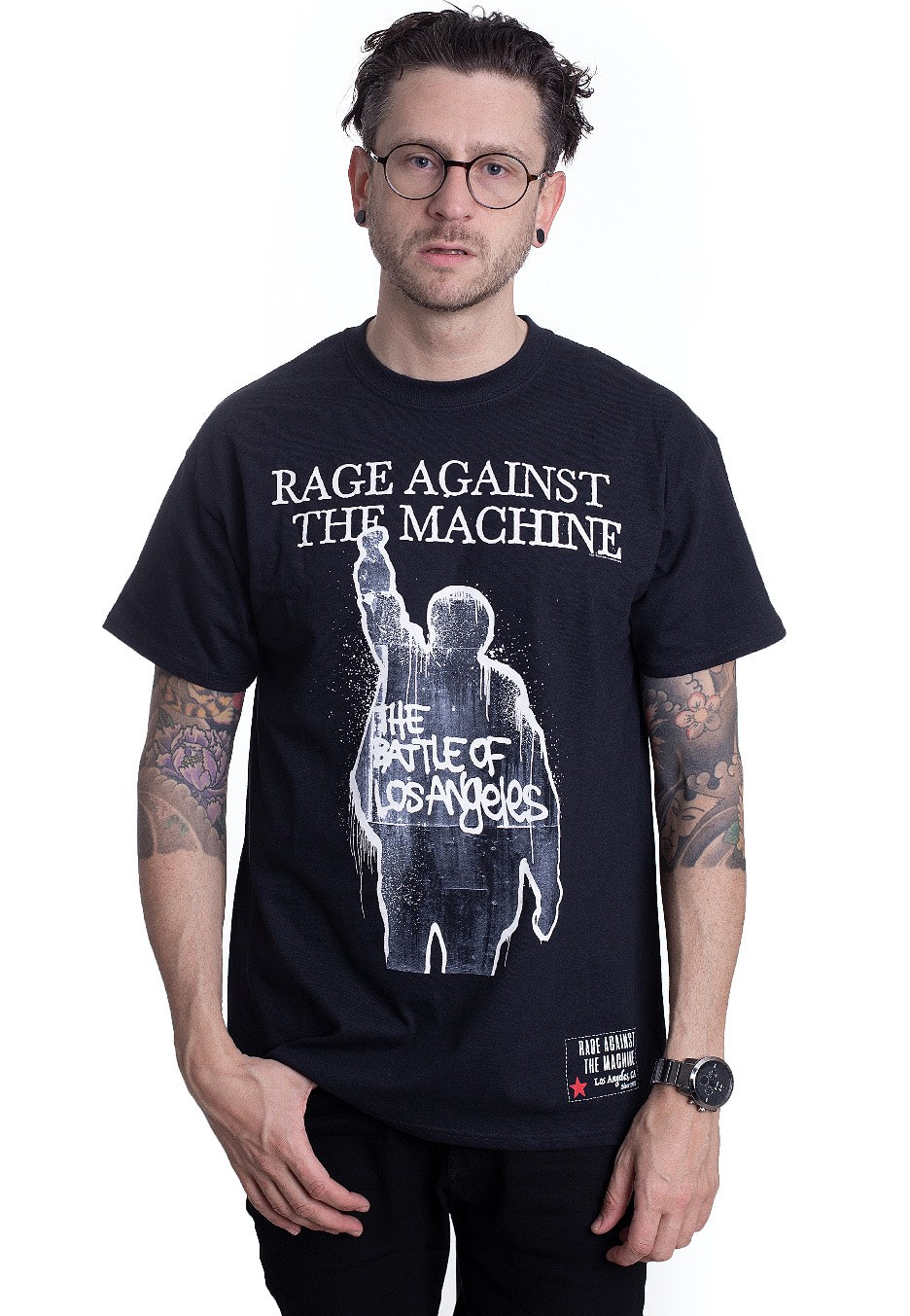 Rage Against The Machine - BOLA Album Cover Tracks - T-Shirt | Men-Image