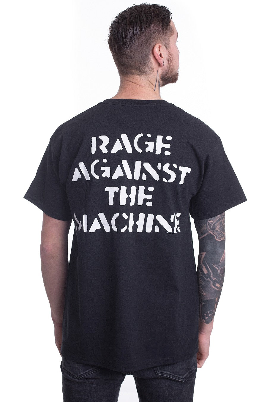 Rage Against The Machine - Large Fist Jumbo Print - T-Shirt | Men-Image