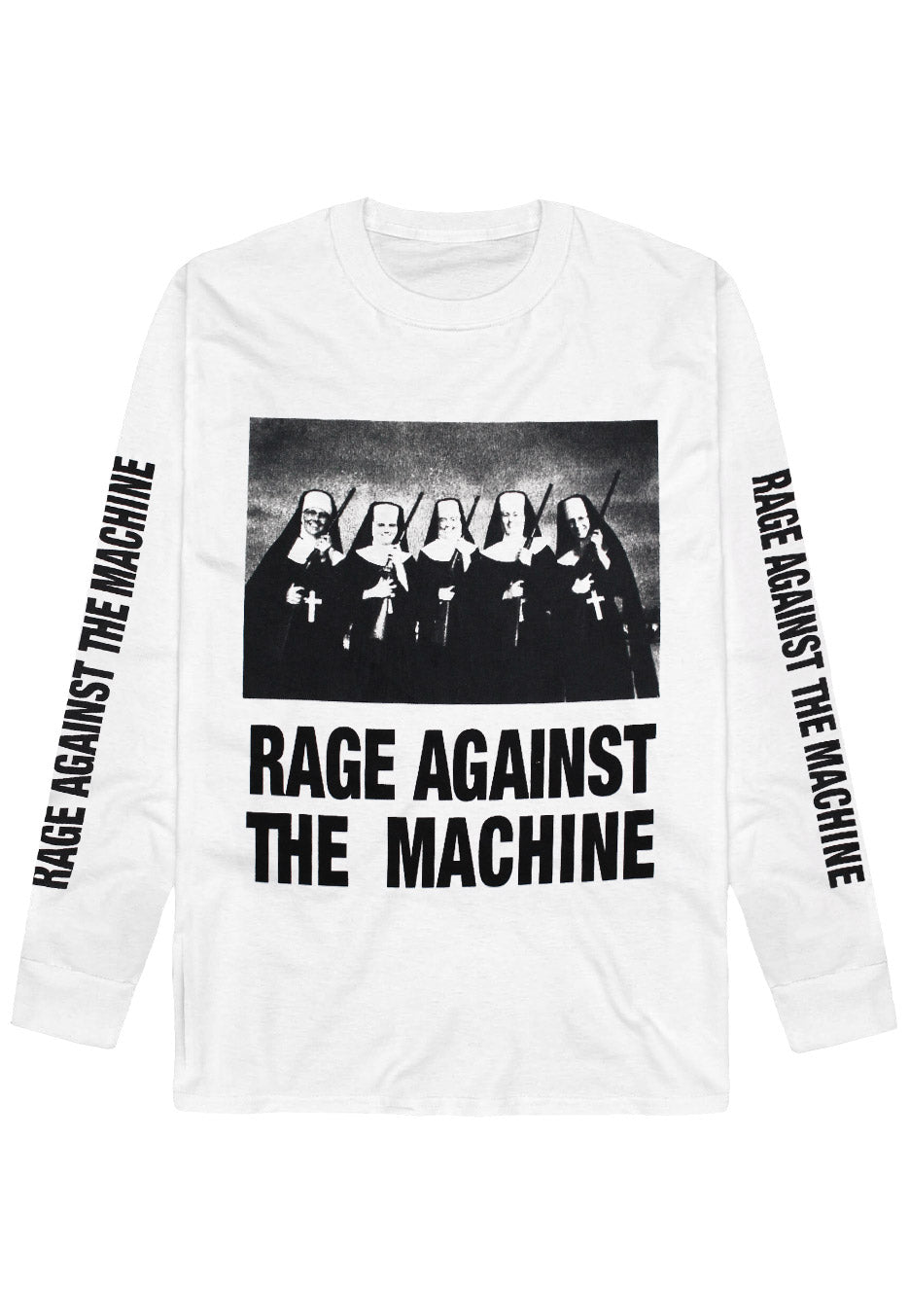 Rage Against The Machine - Nuns And Guns White - Longsleeve | Neutral-Image