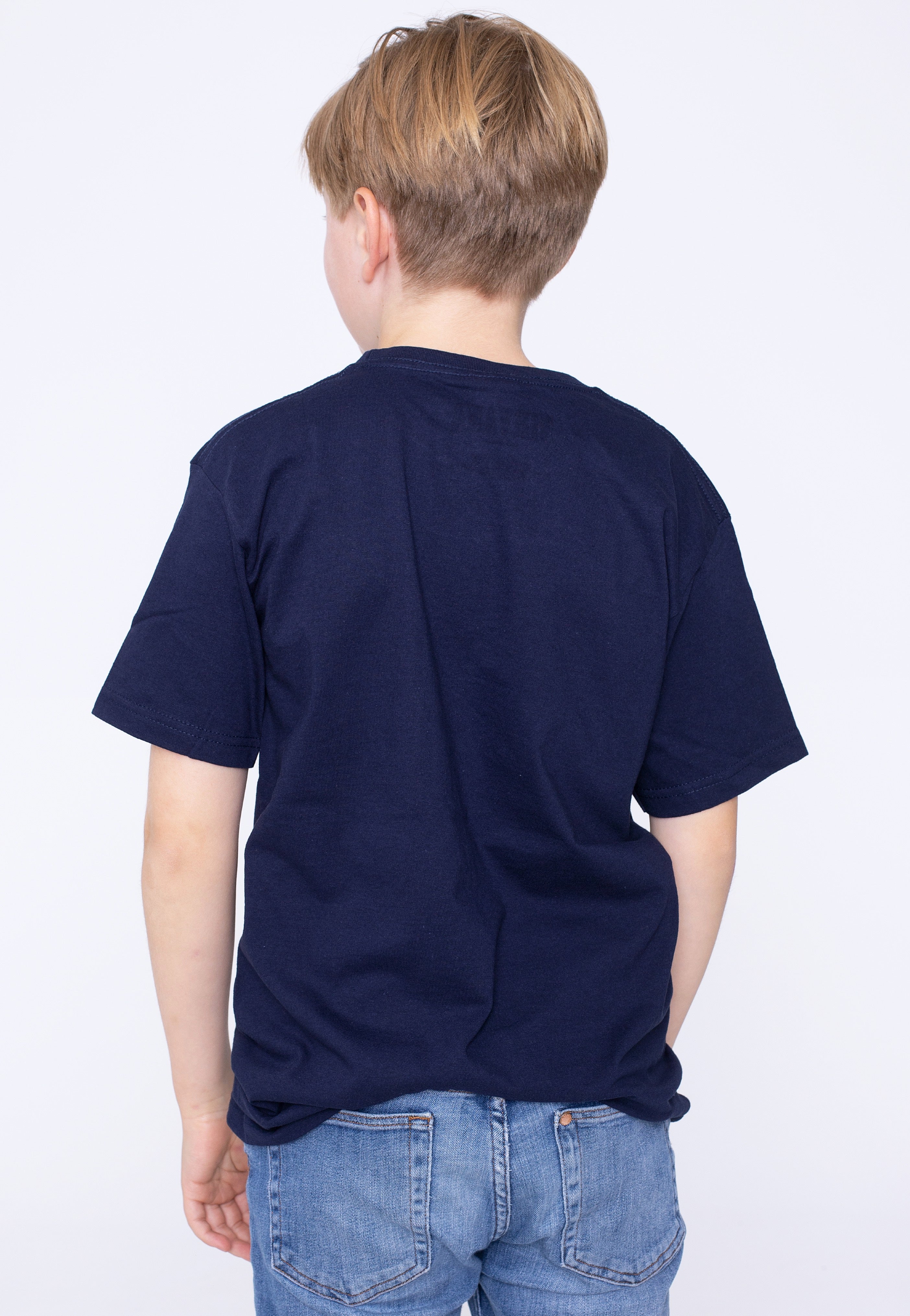 Nirvana - Inverse Happy Face Kids Navy - T-Shirt | Men-Image