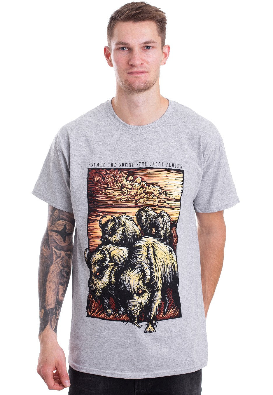 Scale The Summit - Great Plains Sportsgrey - T-Shirt | Men-Image