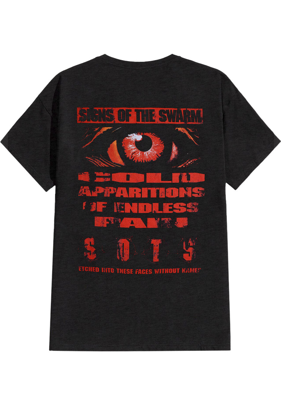 Signs Of The Swarm - Faces Without Names Acid Wash Tie Dye - T-Shirt | Neutral-Image