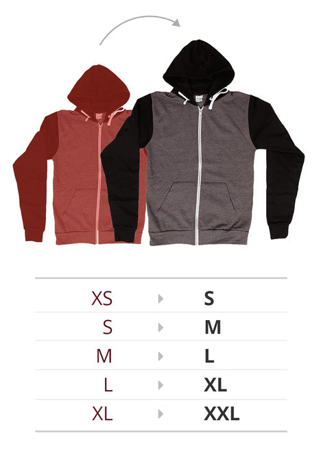 Lionheart - Coffin Charcoal/Burgundy - Zipper | Men-Image