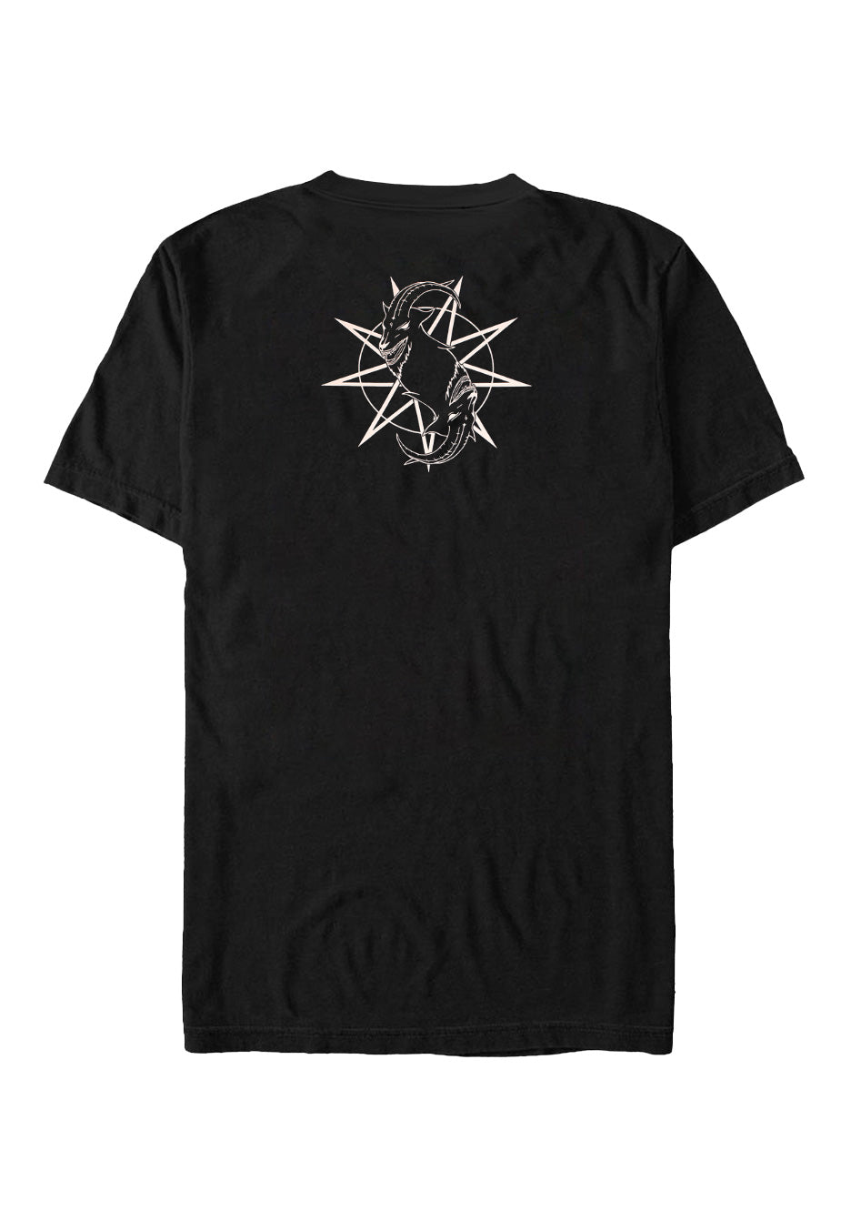 Slipknot Goat Star Logo Back Print T-Shirt