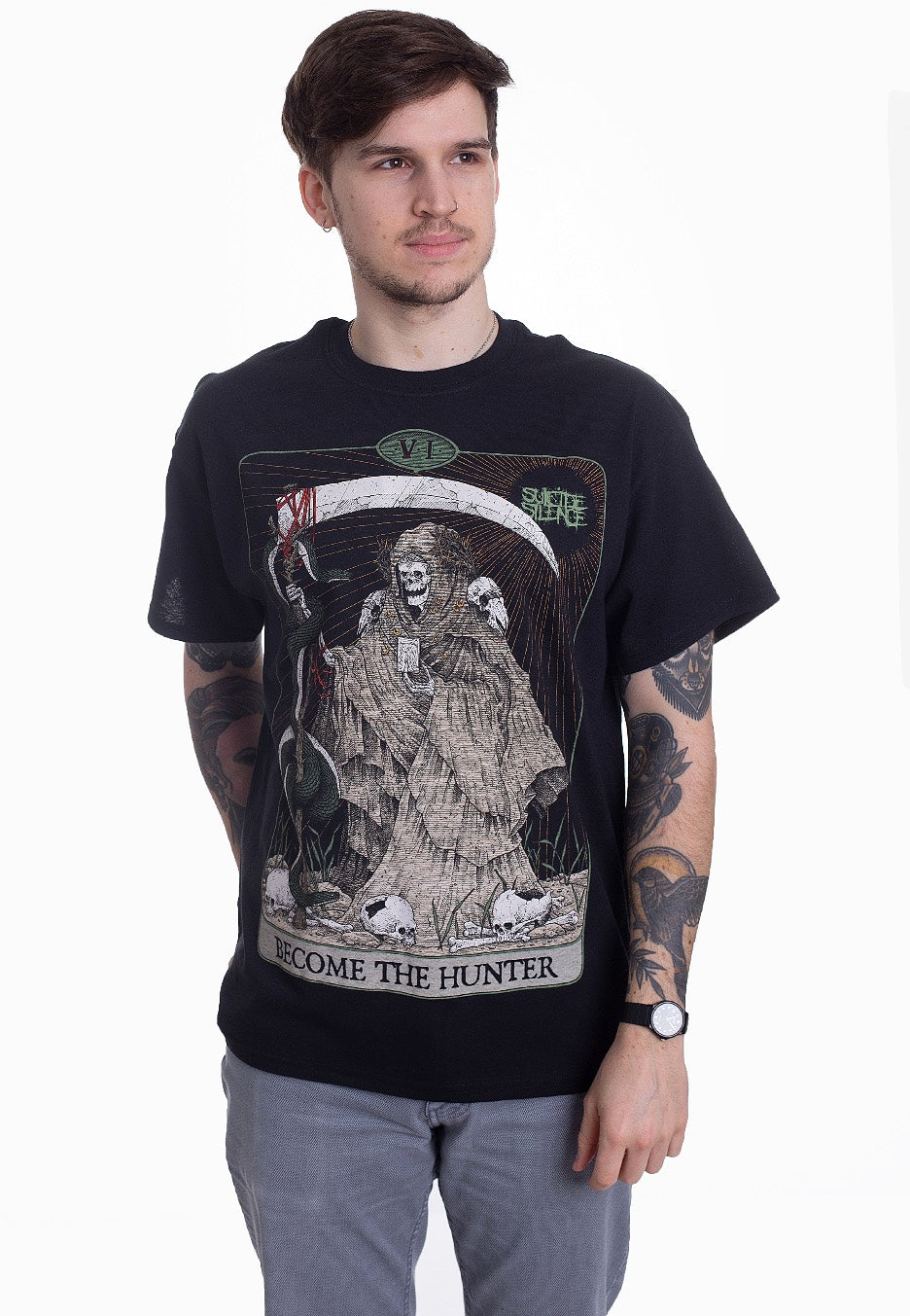Suicide Silence - Become The Hunter Cover - T-Shirt | Men-Image