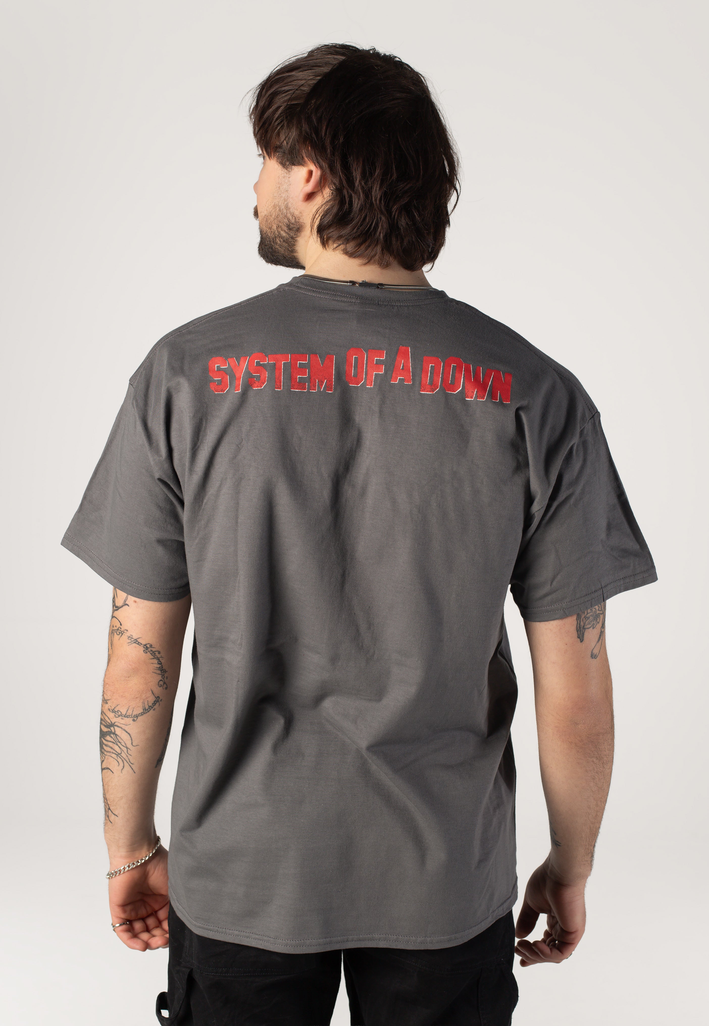 System Of A Down - Toxicity Stack Charcoal - T-Shirt | Men-Image