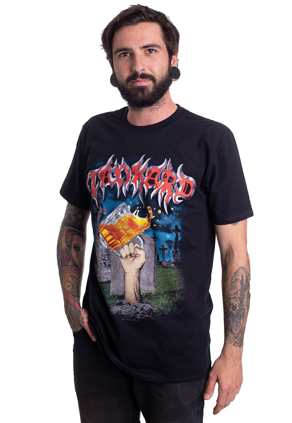 Tankard - Die With A Beer - T-Shirt | Men-Image