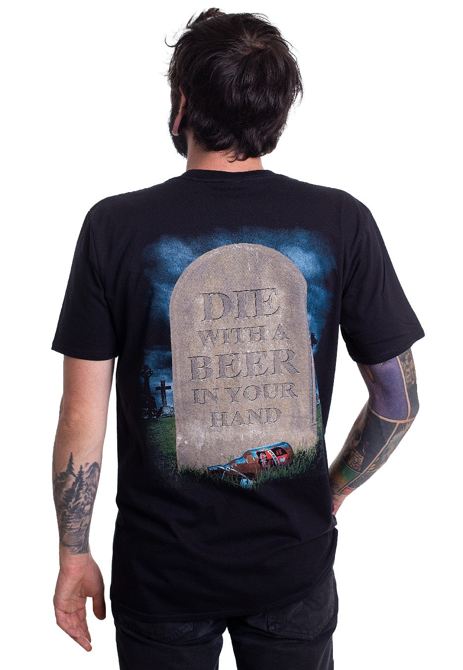 Tankard - Die With A Beer - T-Shirt | Men-Image