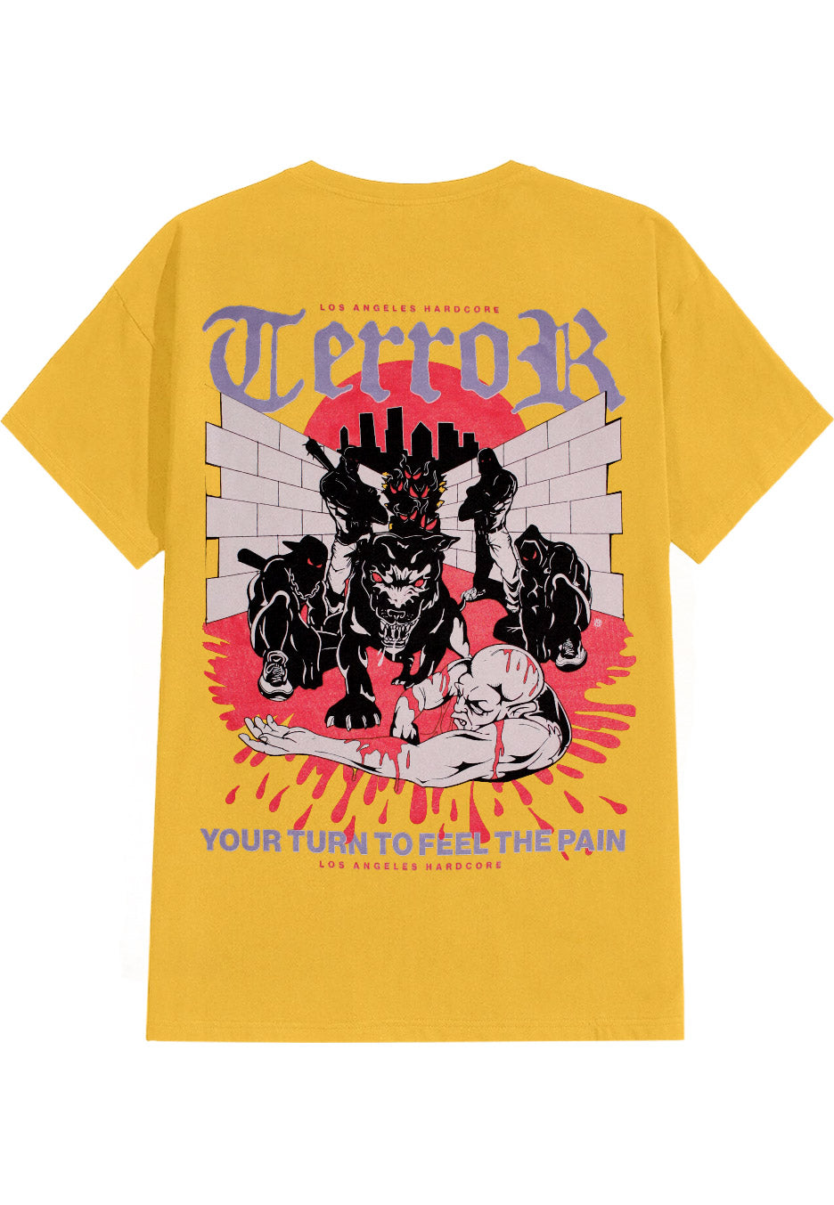 Terror - Strike Your Down Yellow - T-Shirt | Neutral-Image