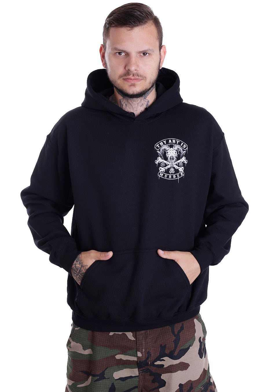 Thy Art Is Murder - Baphomet Skull - Hoodie | Men-Image