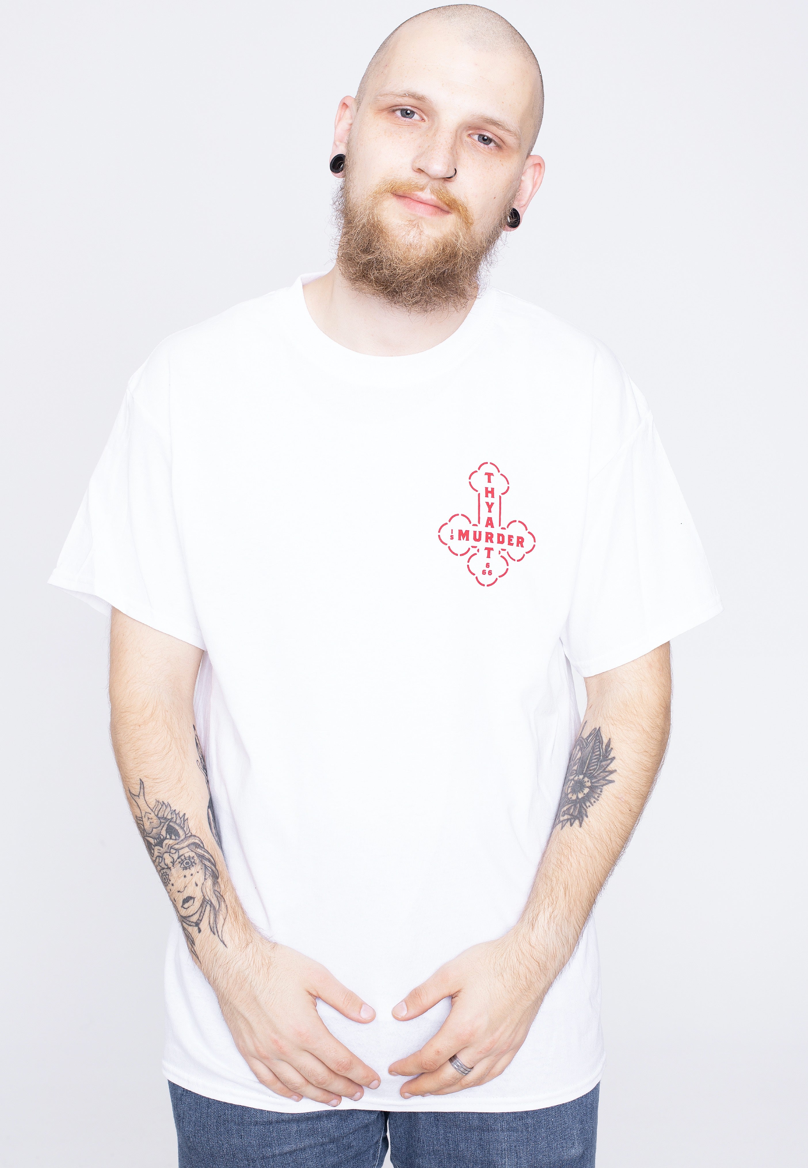 Thy Art Is Murder - Sword Swallowers White - T-Shirt | Men-Image