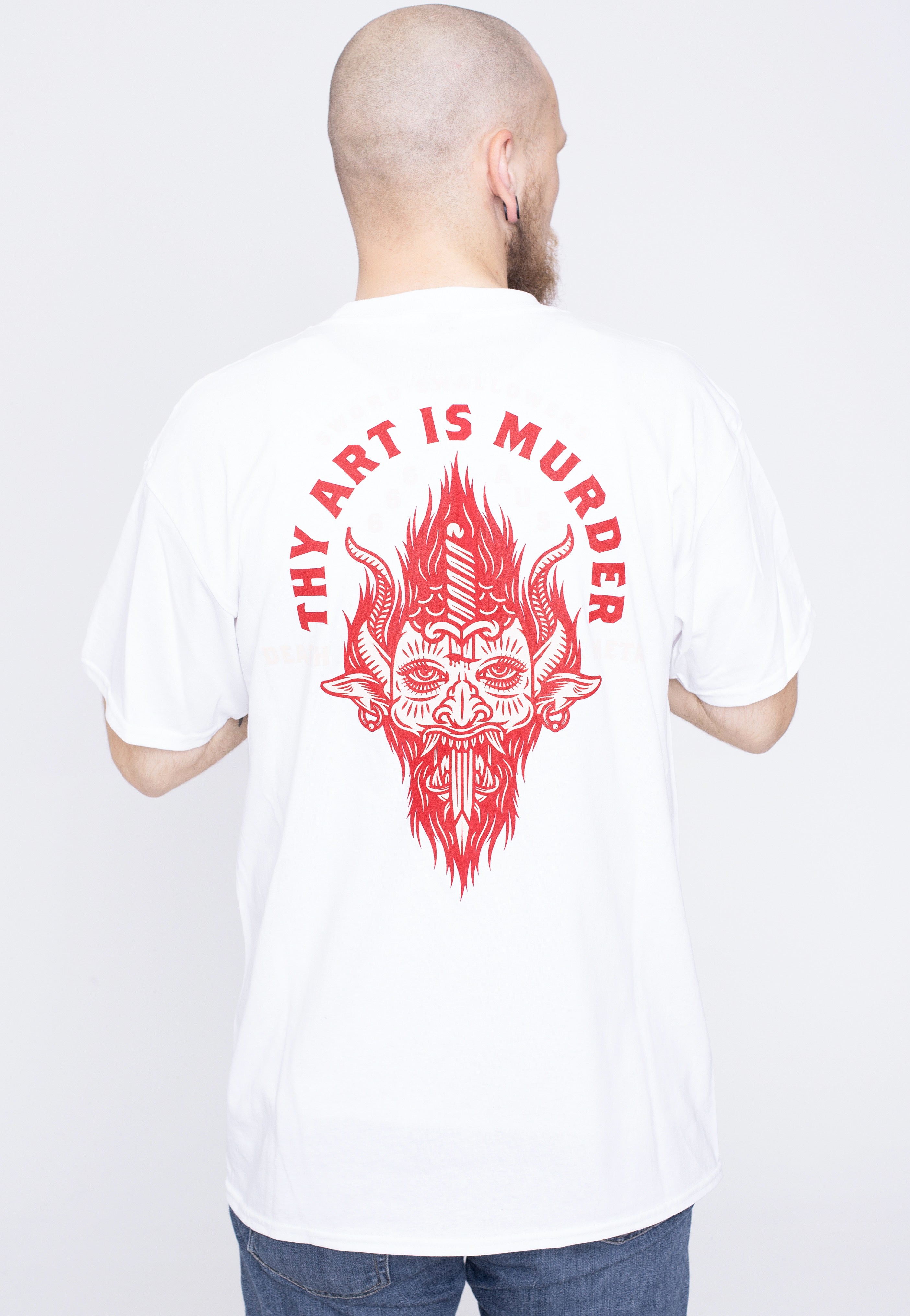 Thy Art Is Murder - Sword Swallowers White - T-Shirt | Men-Image