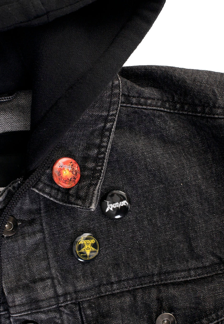 Venom - Black Metal Pack Of 5 - Button Set | Neutral-Image