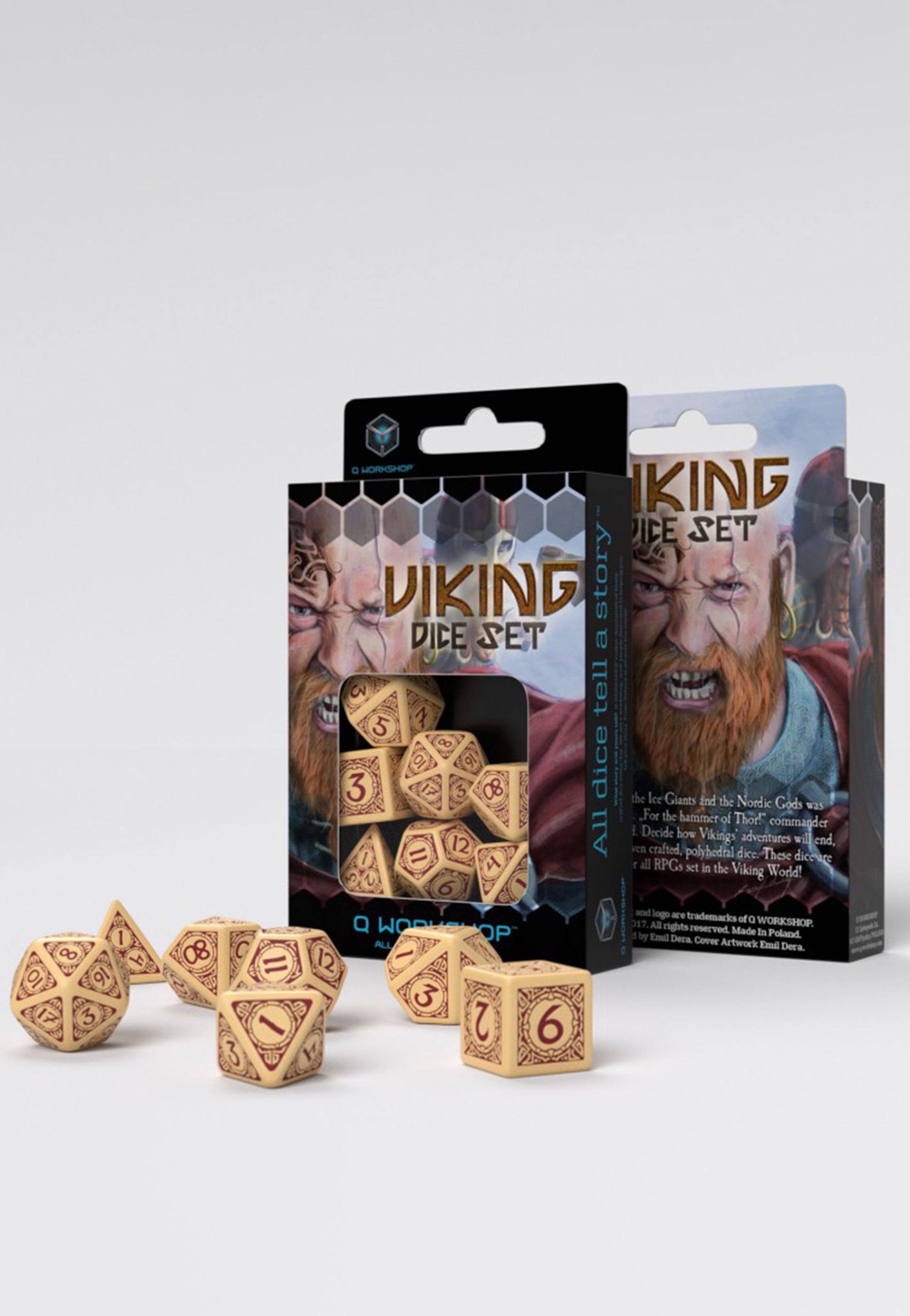 Q Workshop - Viking Modern Set Valhalla - Dice | Neutral-Image