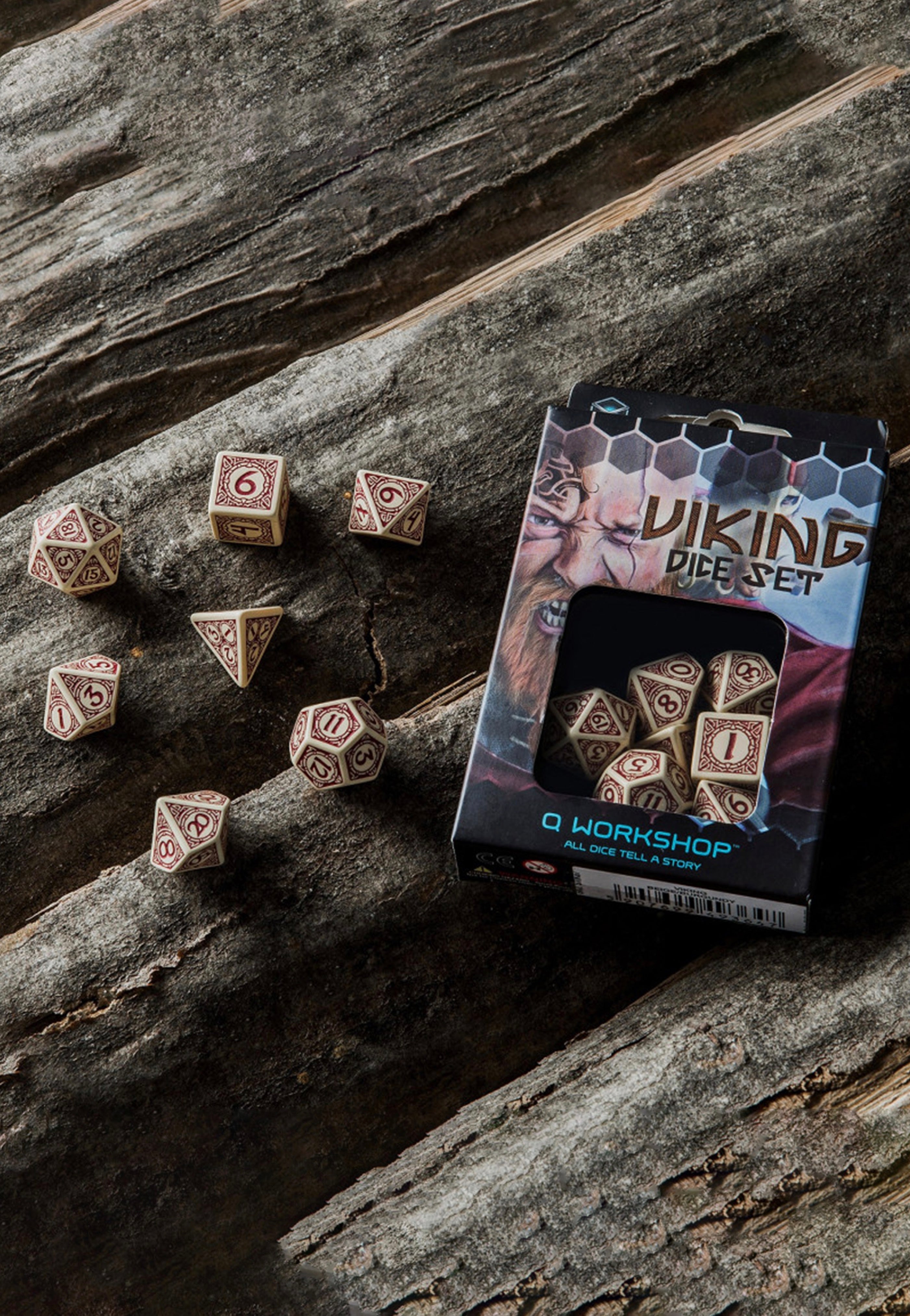 Q Workshop - Viking Modern Set Valhalla - Dice | Neutral-Image