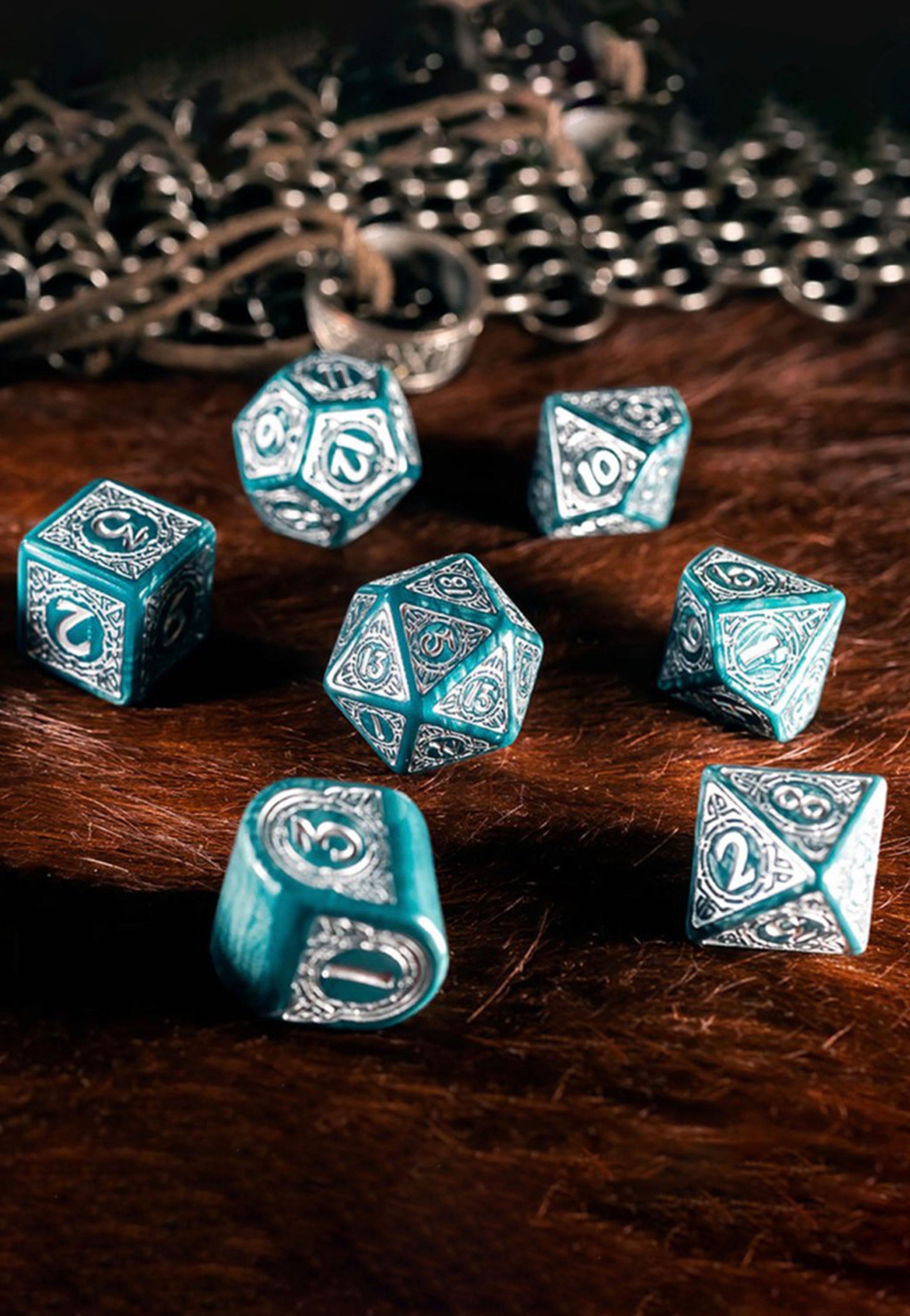 Q Workshop - Viking Modern Set Mjolnir - Dice | Neutral-Image