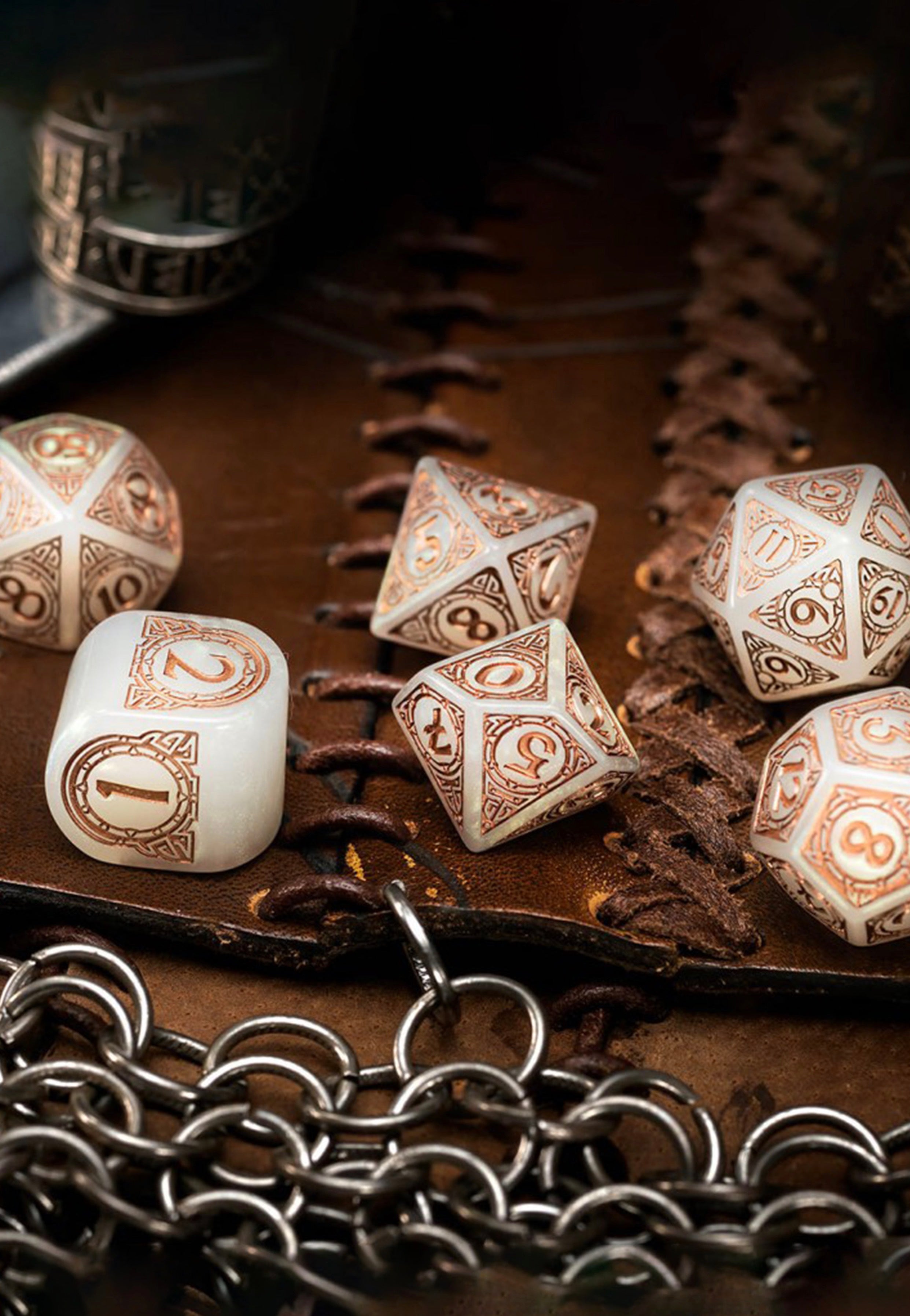 Q Workshop - Viking Modern Set Niflheim - Dice | Neutral-Image