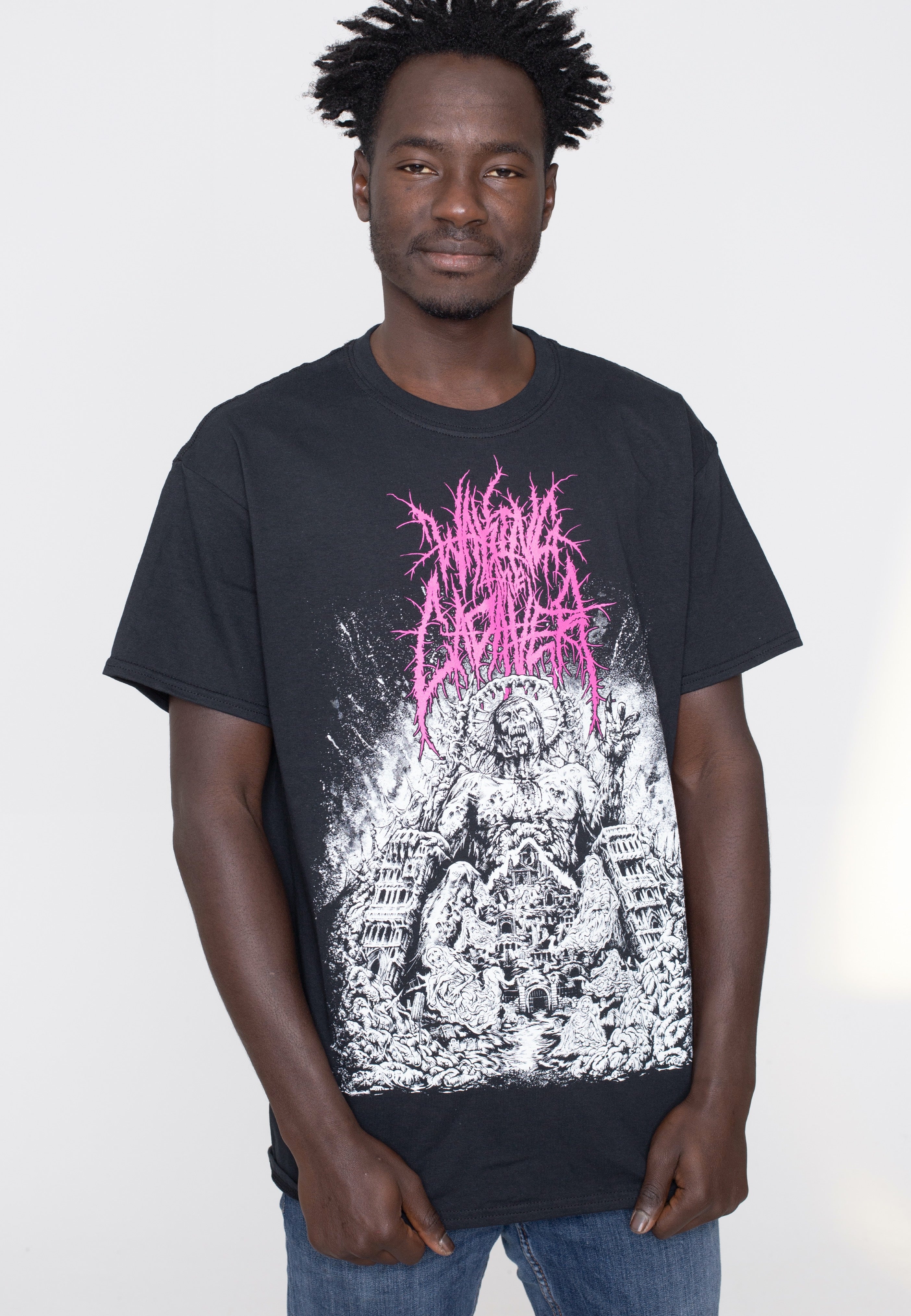 Waking The Cadaver - Authority Through Intimidation Cover - T-Shirt | Men-Image