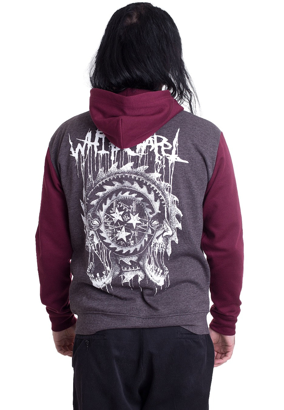 Whitechapel - Jaws Charcoal/Burgundy - Zipper | Men-Image