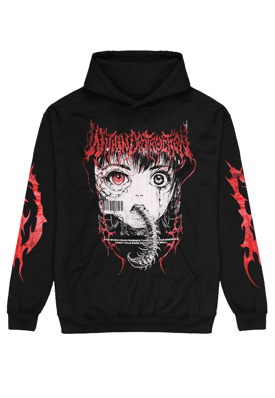 Within Destruction - We Are All Alone - Hoodie | Neutral-Image